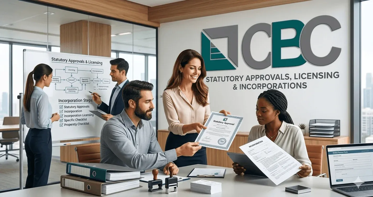 CBC Statutory Approvals, Licensing & Incorporations Service